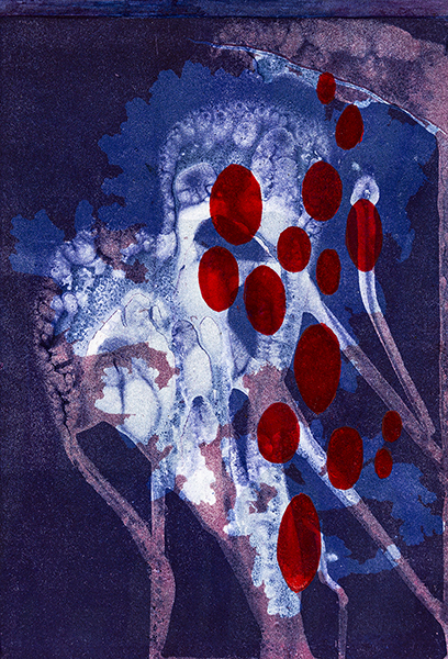 Caroline Younger: Red Eggs in Foam, 2019